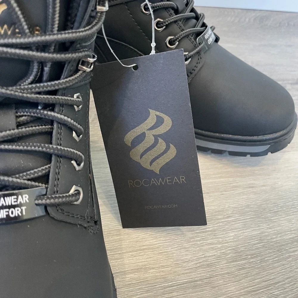 Rocawear Mens Amboy Boot Wheat, Black